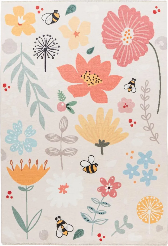 Tapis Design My Greta 623 Flowers 115x170cm - Texture Douce Durable