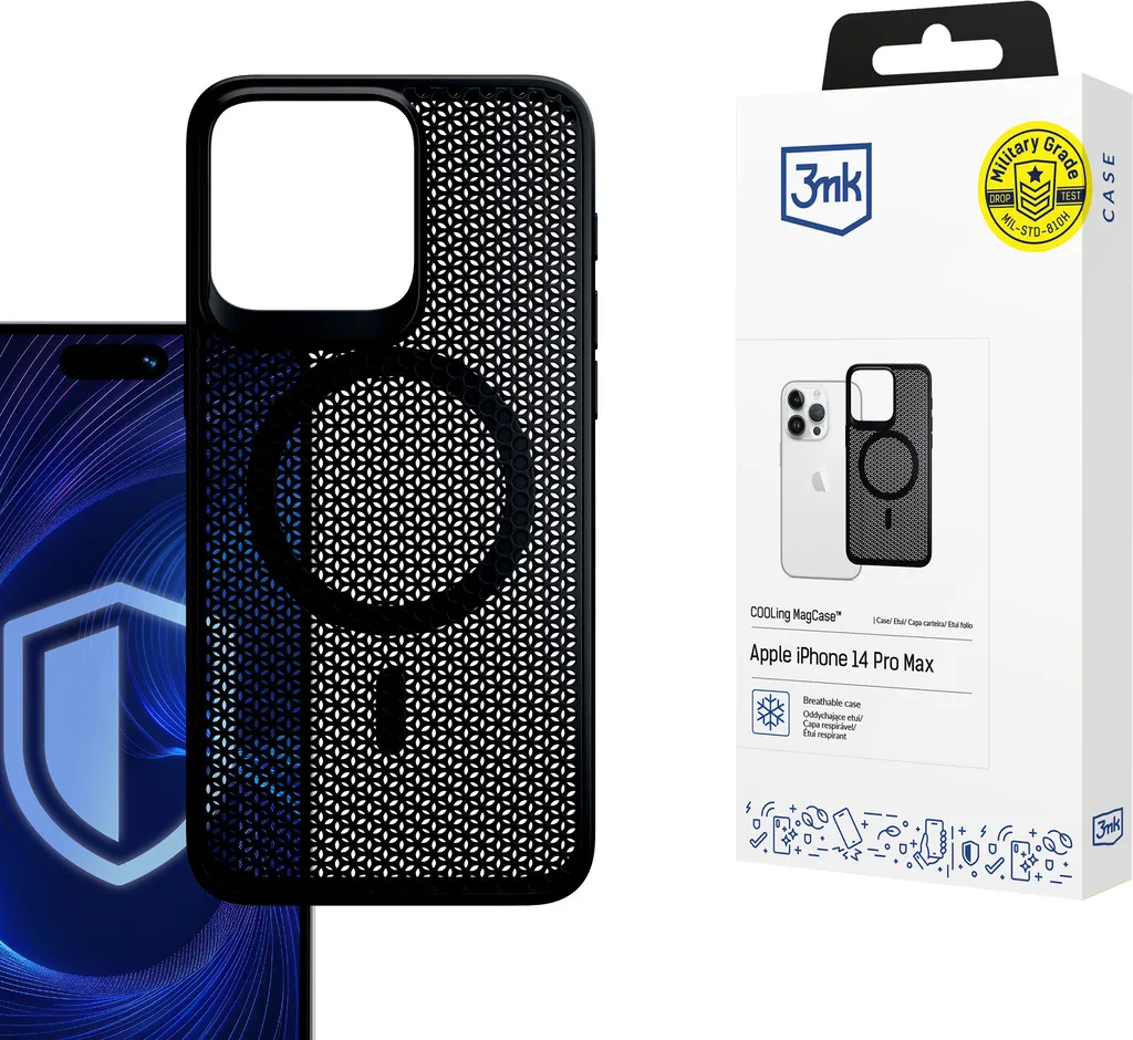 Custodia 3mk Cooling MagCase iPhone 14 Pro Max - Raffreddamento Passivo