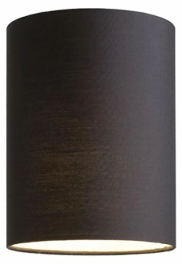 Abat-jour cylindrique bicolore en coton mélangé pour lampe de salon 28W