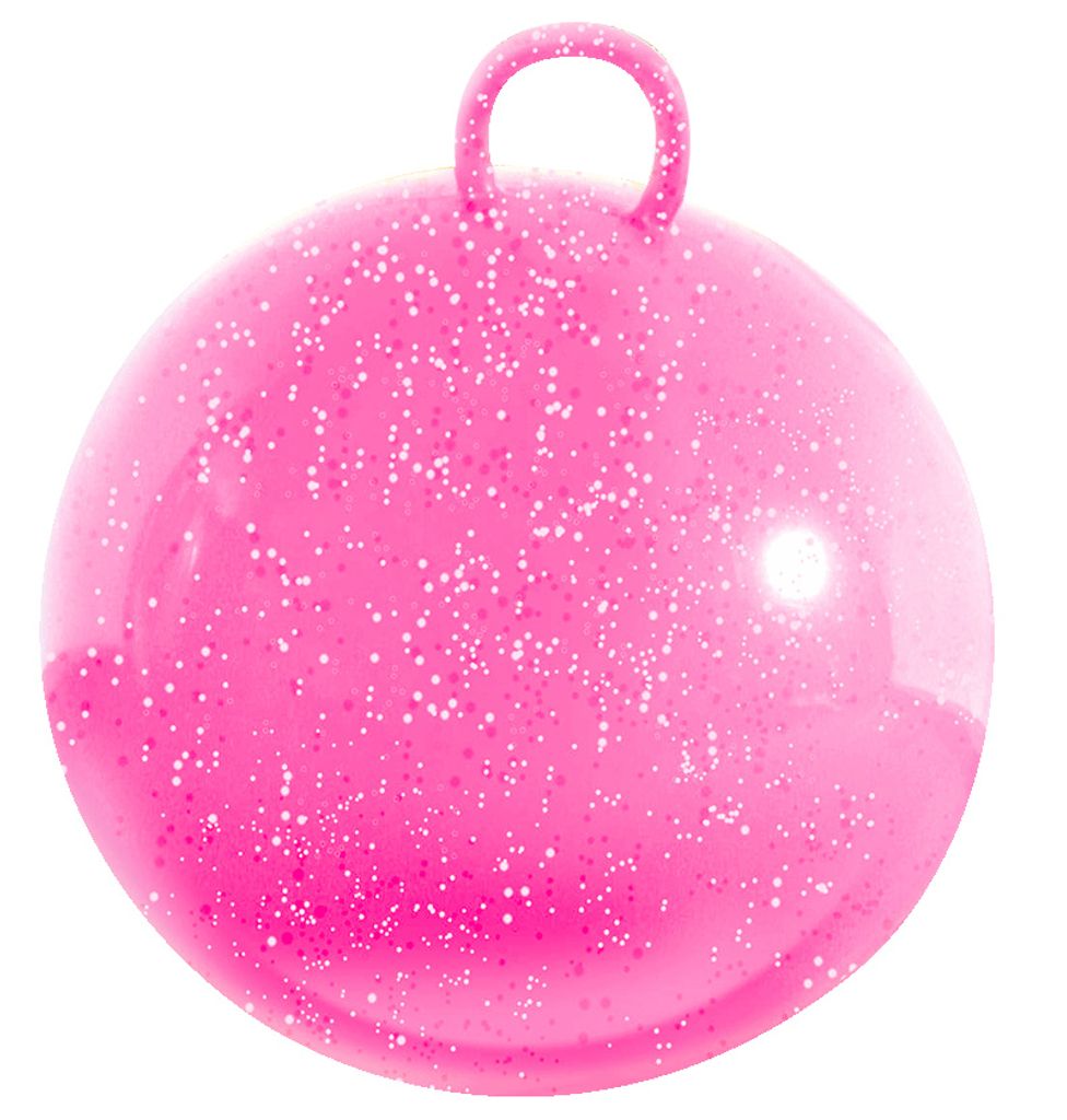 Diverse merken Skippybal (70cm/roze glitter) Produktbild 