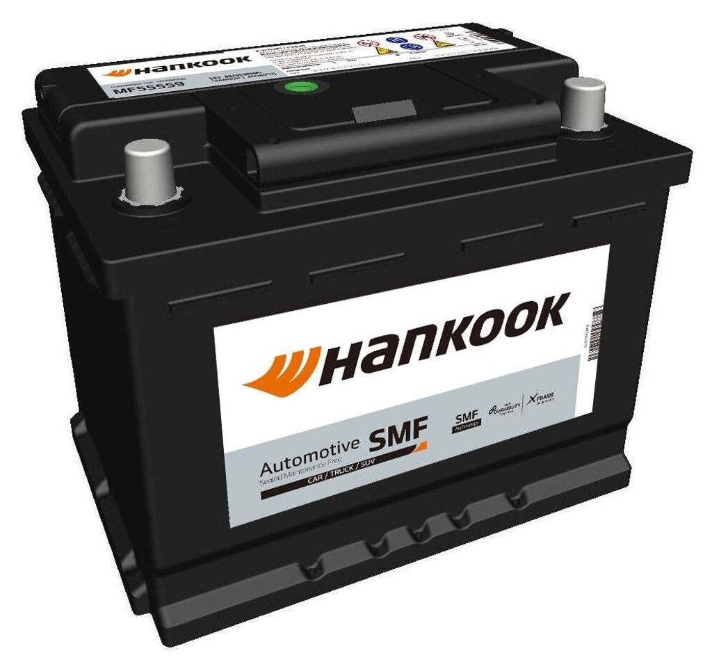 Hankook Starterbatterie 12V 62Ah 540A/EN Batterie