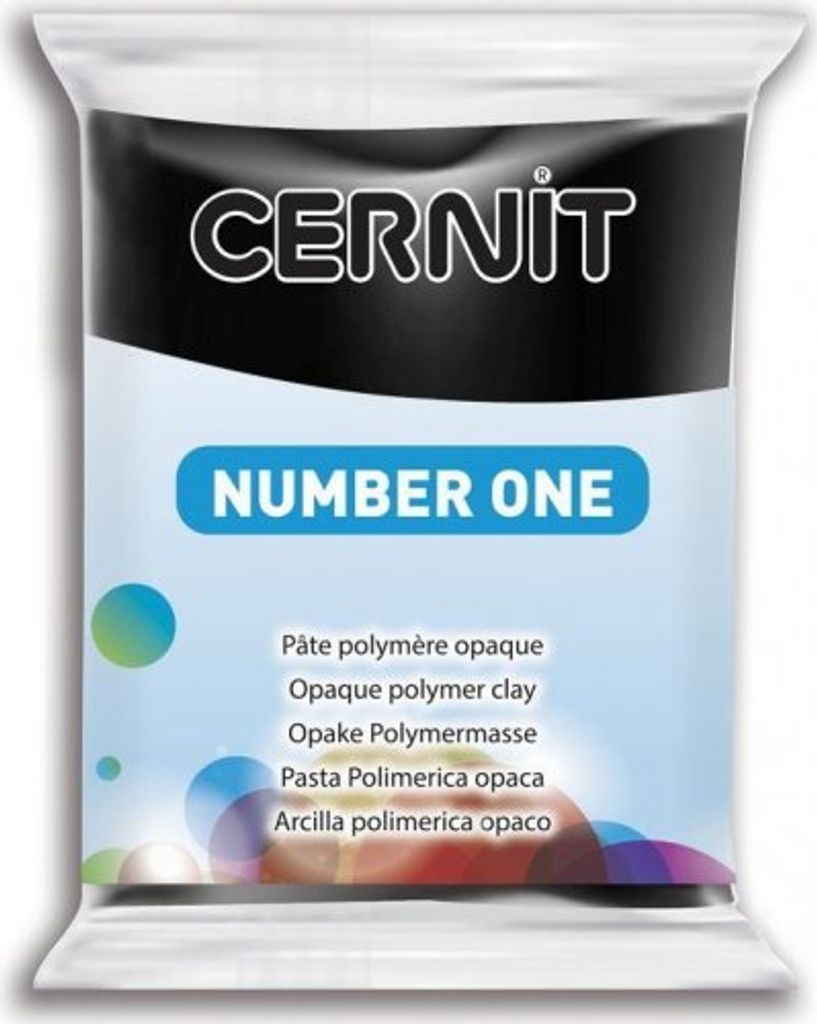 Cernit Polymer Clay N°1 Polymerová hmota Black 56 g Obrázek produktu 