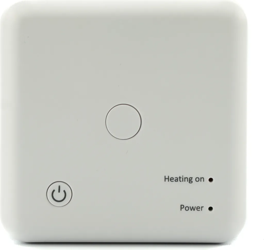 Thermostat connecté WiFi Optima Basic - Régulateur de chaleur mural blanc