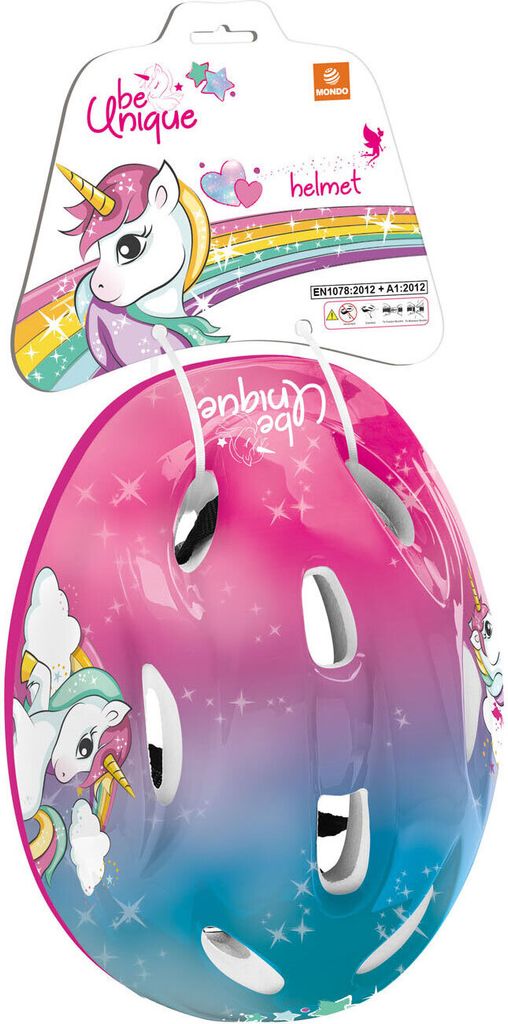 Mondo Fahrradhelm Einhorn für Kinder - rosa - Größe M - Produktbild 