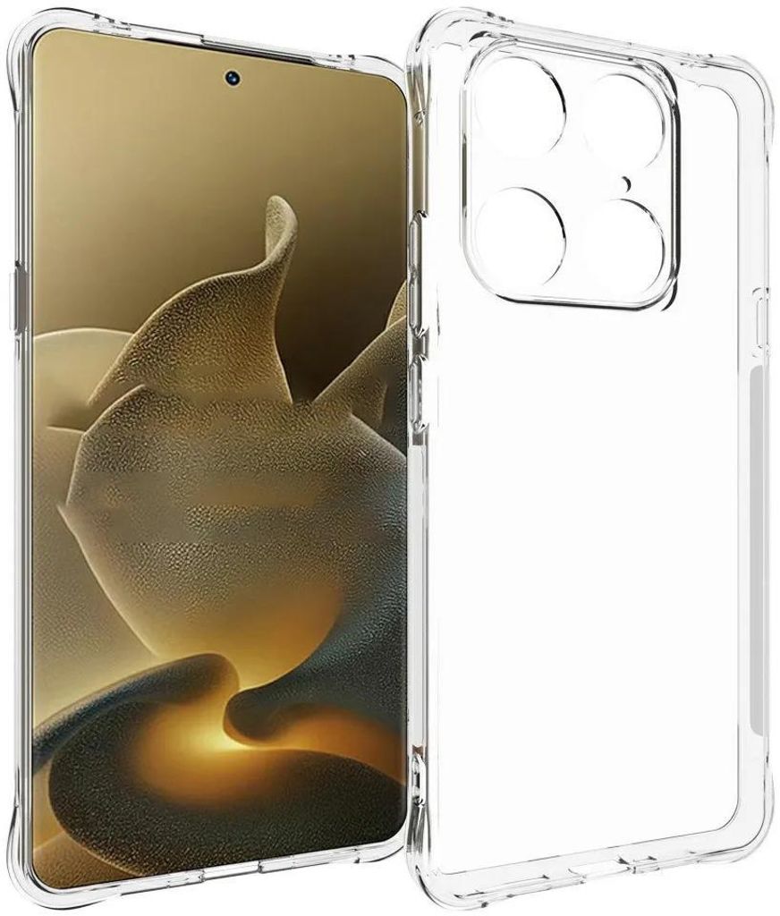 Hülle für Motorola Signature - Phonesta Pure Shockproof Silikon Back Cover - Transparent