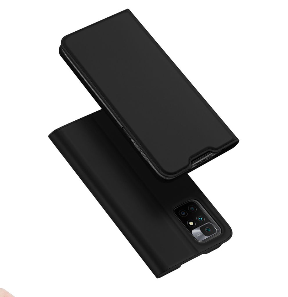 Dux Ducis Skin Pro Holster Case Flip Cover Xiaomi Redmi 10 Schwarz