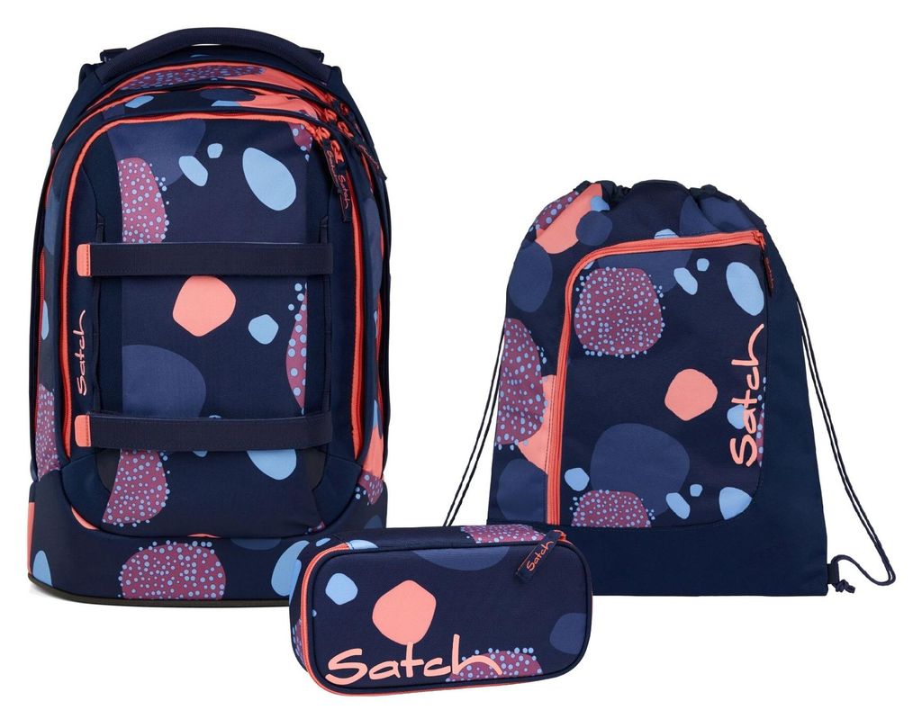 Satch, Schulrucksack-Set PACK Coral Reef 3-teilig, ab 5. Produktbild 