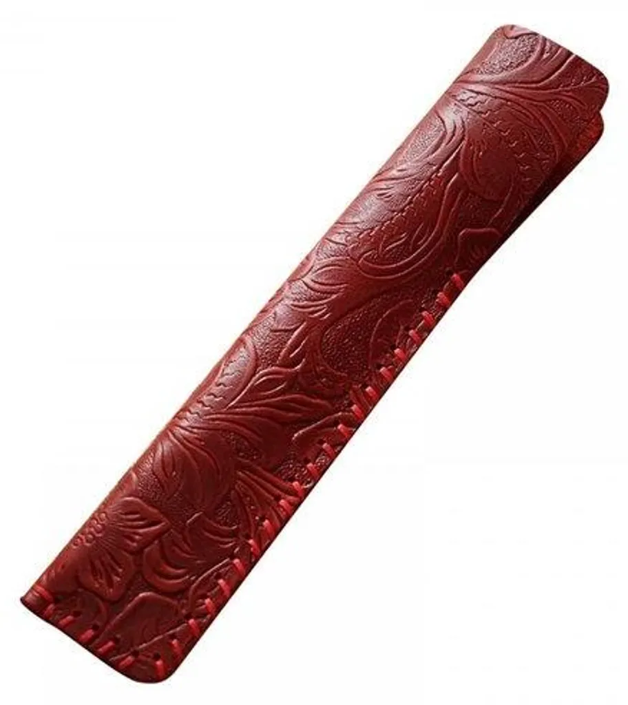 Étui stylo cuir 165 mm : protégez vos stylos contre rayures et chocs rétro