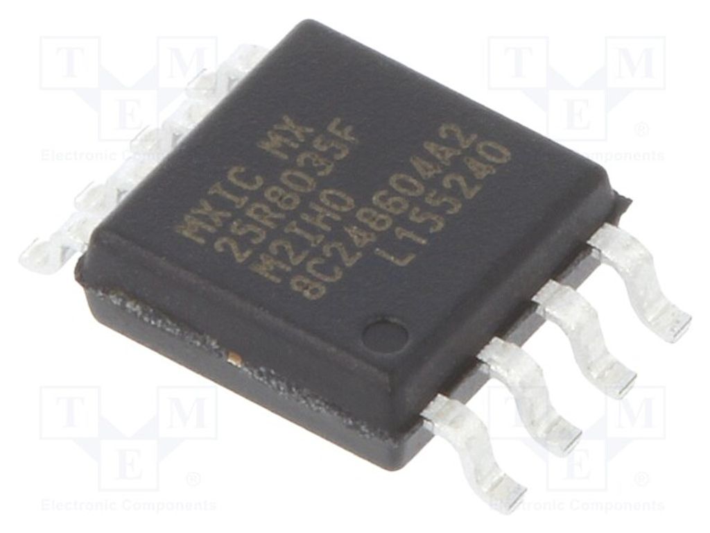 3x FLASH Speicher 8Mbit 108MHz SOP8 1,65÷3,6V serielle MX25R8035FM2IH0/TUBE Serie