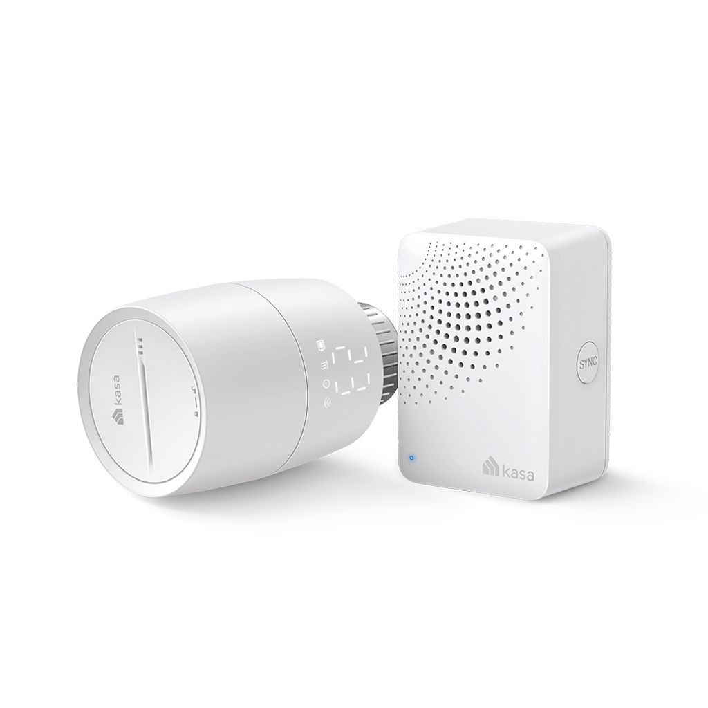 Kasa Smart KE100 KIT, Weiß, Polycarbonat, Drehregler, 0 - Produktbild 