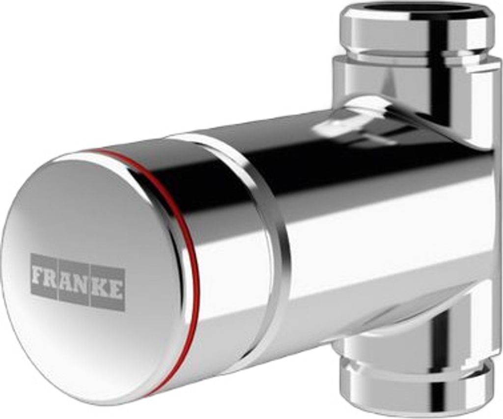 Hydraulische Duscharmatur als Selbstschluss-Wandventil von Franke
