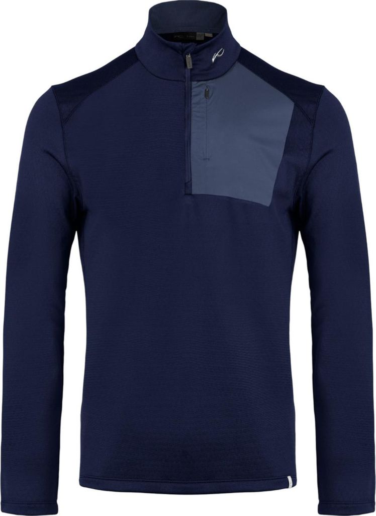 KJUS Hydro Midlayer Herren Skipulli blau 54
