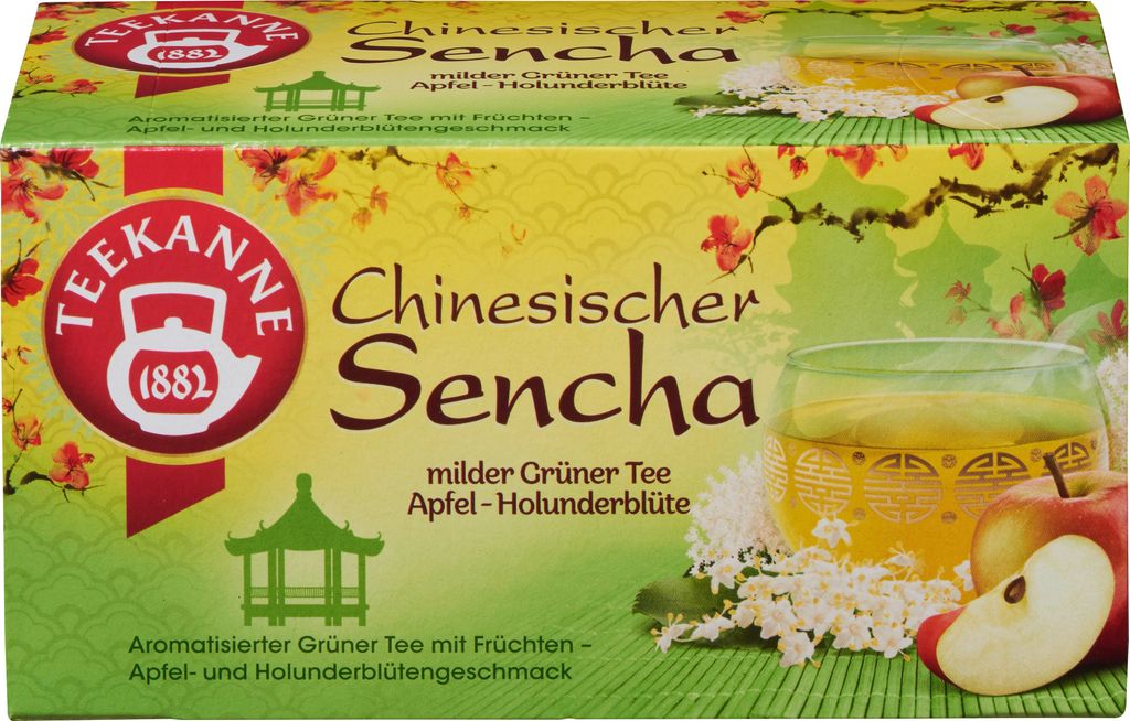 Teapot Chinese Sencha Mild Green Tea Apple Elderflower 35g Zdjęcie produktu 