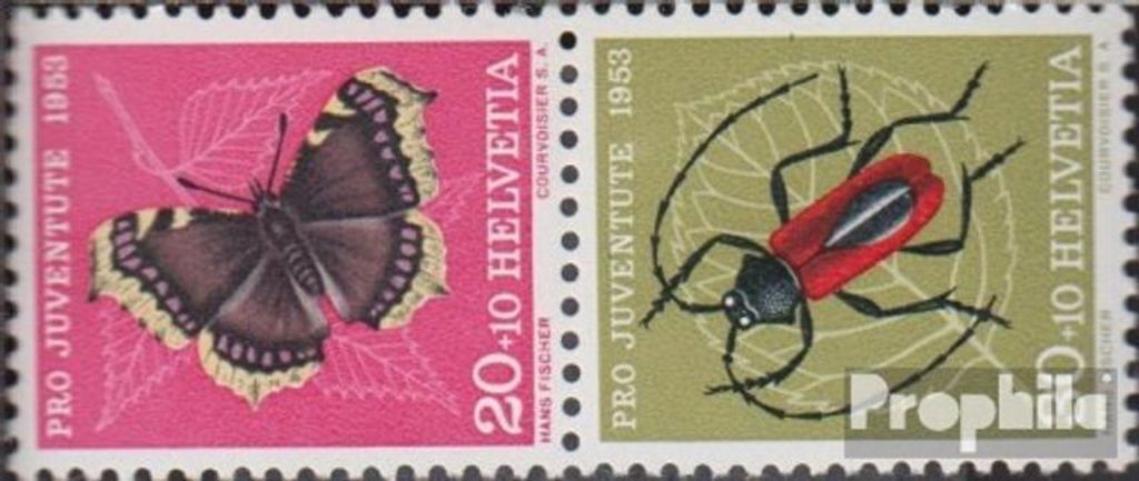 Briefmarken Schweiz 1953 Mi S25 postfrisch Juventute