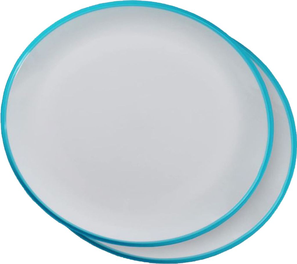 Linden Berg Speiseteller-Set oval blau 2er Set