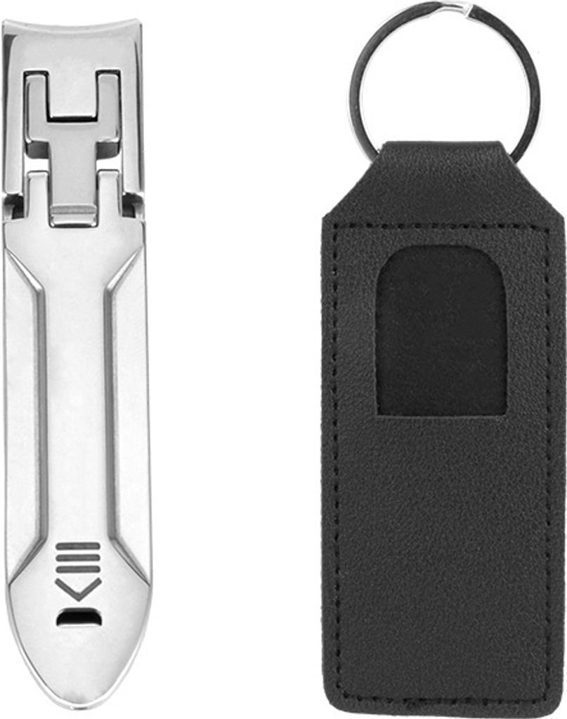 INF Edelstahl-Fingernagelknipser mit Lederscheide