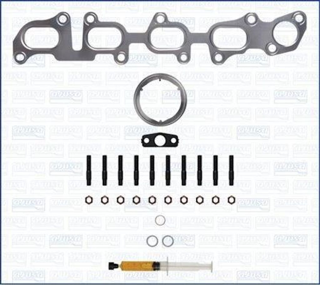 AJUSA JTC11828 Montagesatz Turbolader für SKODA Octavia III Combi (5E5) Octavia III Schrägheck (5E3, NL3, NR3) für SEAT Leon ST (5F8)