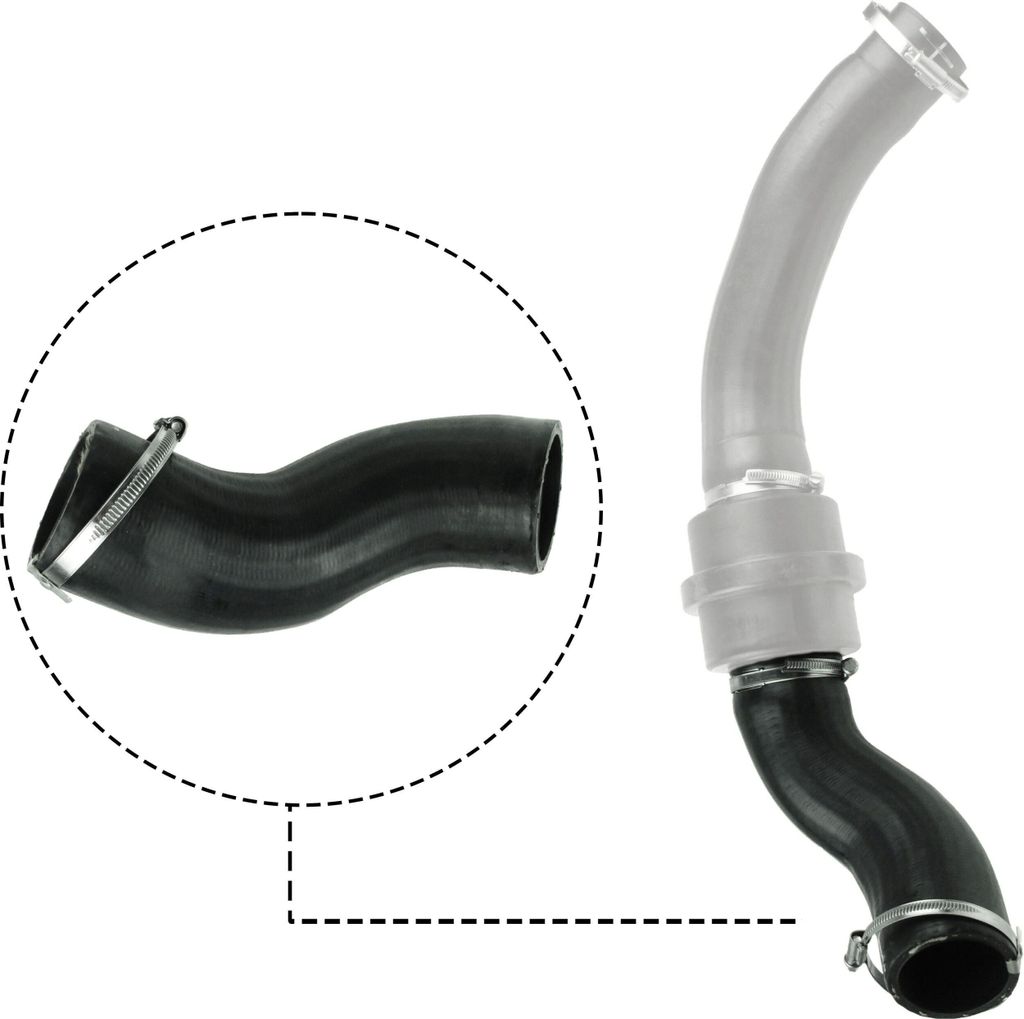 GATES 09-0630 Turbo Ladeluftschlauch für FORD Transit Mk6 Produktbild 