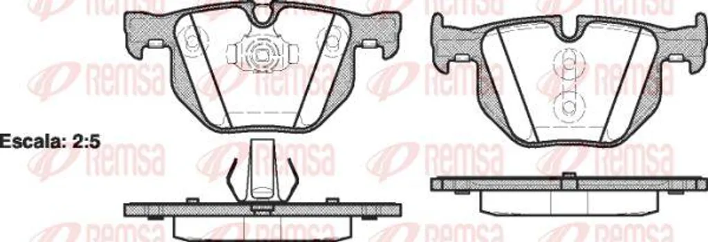 Supprimez les bruits de freinage sur BMW X5 X6 - Plaquettes REMSA