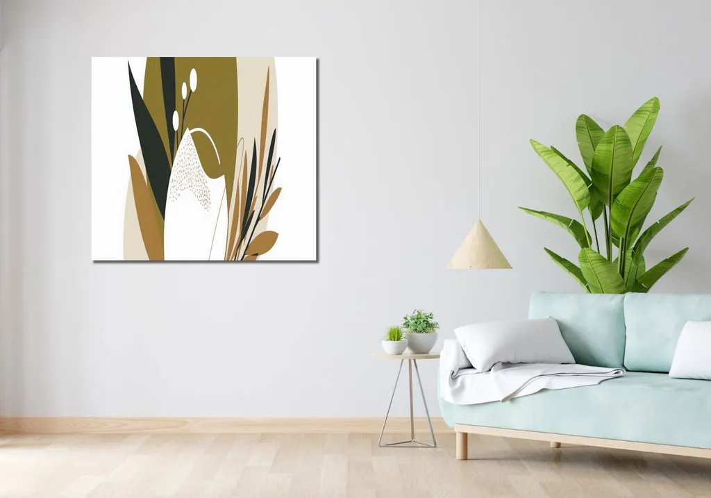 Quadro 100x90 cm Dinamica della visione | Arredo Moderno su Tela - 2