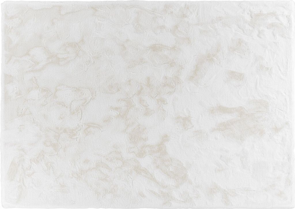 SCHÖNER WOHNEN-Kollektion Moderner Kunstfellteppich TENDER Weiß 80 x 150 cm
