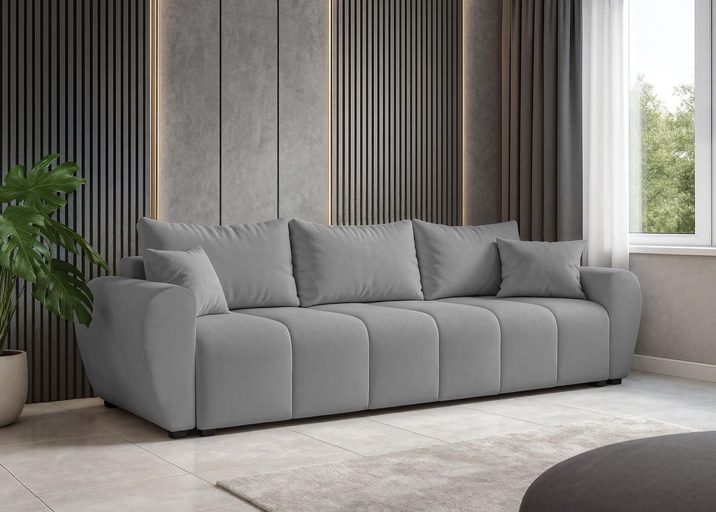 AX LIVING Malatya Big Sofa mit Schlaffunktion Schlafsofa Produktbild 