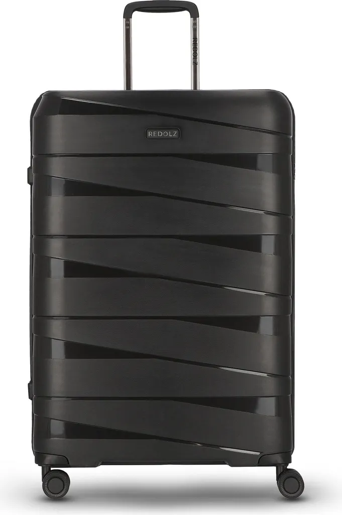 Valise REDOLZ Essentials 10 Trolley Black Metallic 2 Noir 79cm Grand Format