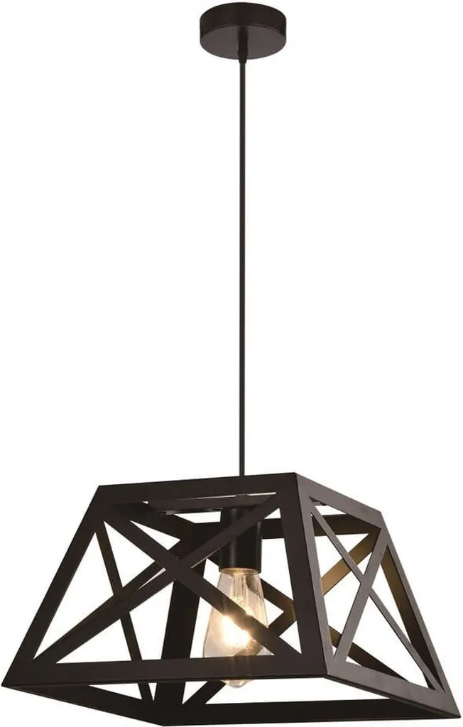 Suspension Design Origami Luminaire Plafonnier pour Salon 1xE27 40W