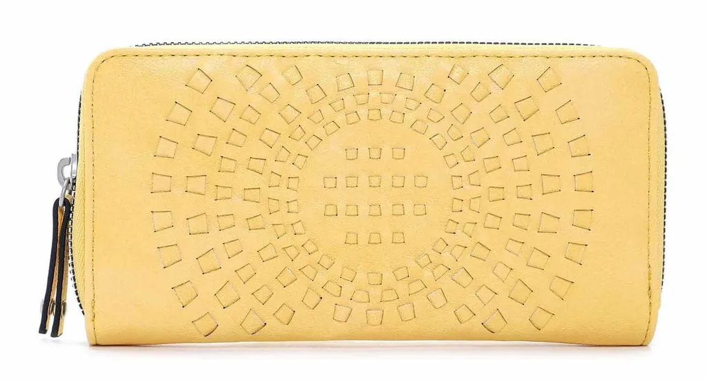 Portefeuille Femme SURI FREY Ruby Zip Around Jaune | Format Tout-en-un