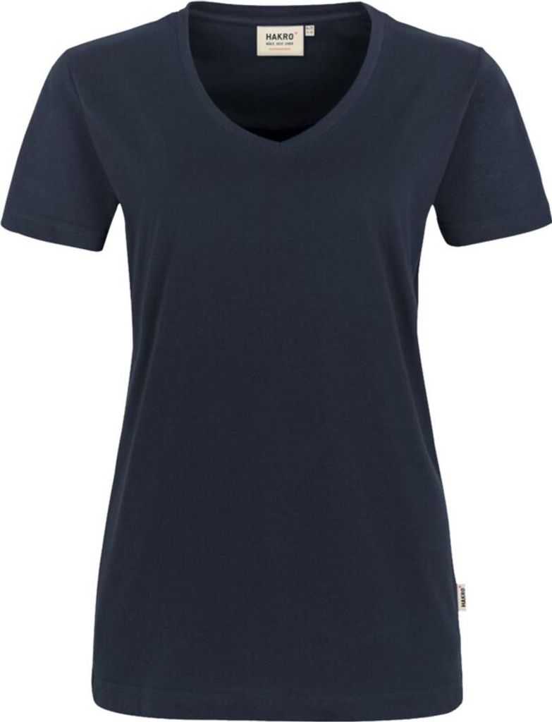 Women-V-T-Shirt Performance - Tinte - Größe 5Xl