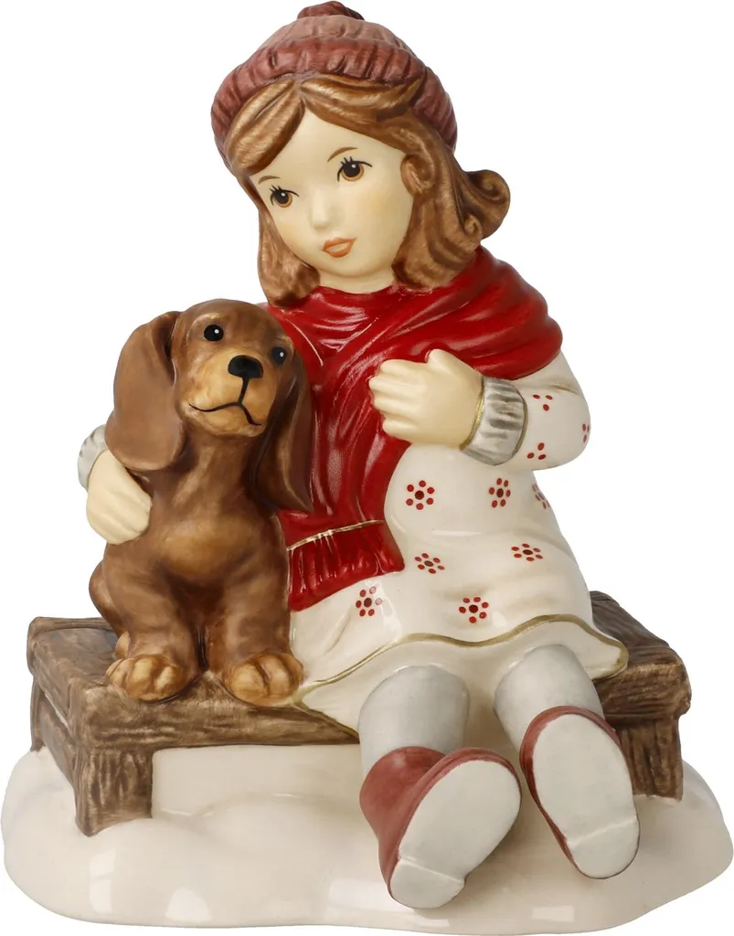 Déco de Qualité : Figurine Goebel en Grès Freunde für immer Durable