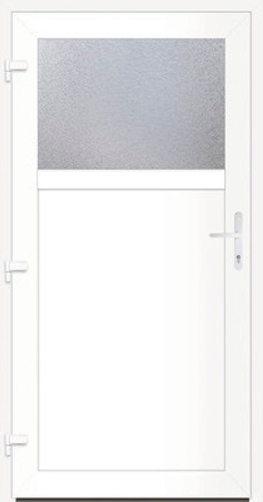 RORO Nebeneingangstür Missouri weiß/weiß 980 x 1980 mm DIN Produktbild 