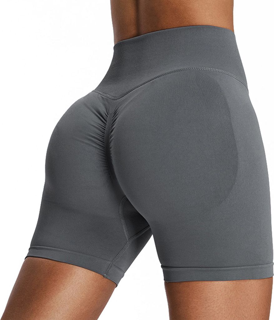 INF High-Waist-Yoga-Shorts mit Etikett XL