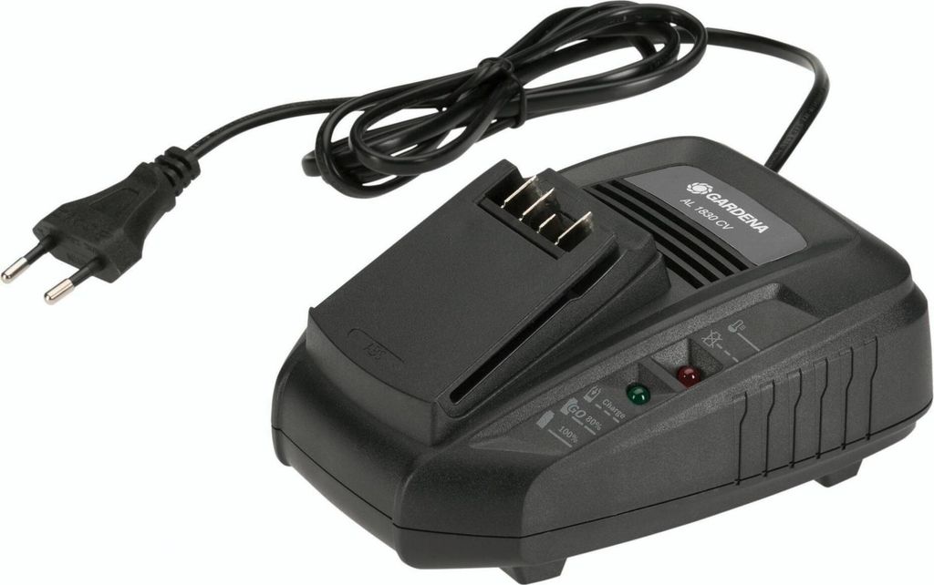 Kit Batteria Gardena POWER FOR ALL 18V Con Caricabatterie Rapido - 2,5Ah, Pronto In 40 Minuti