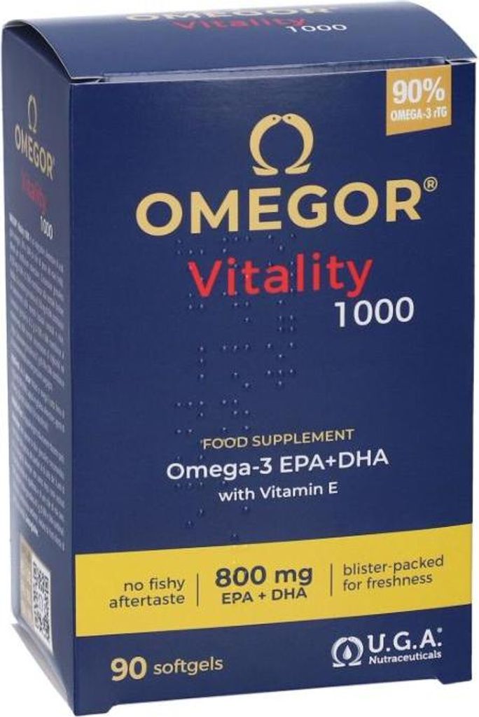 OMEGOR VITALITY 1000, 90 Kapseln Produktbild 