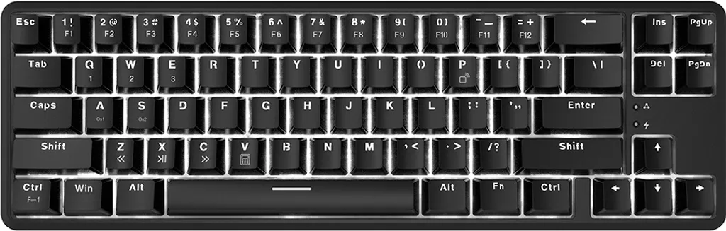 Clavier mécanique compact 65% sans fil pour Mac et PC, Ajazz K680T RGB