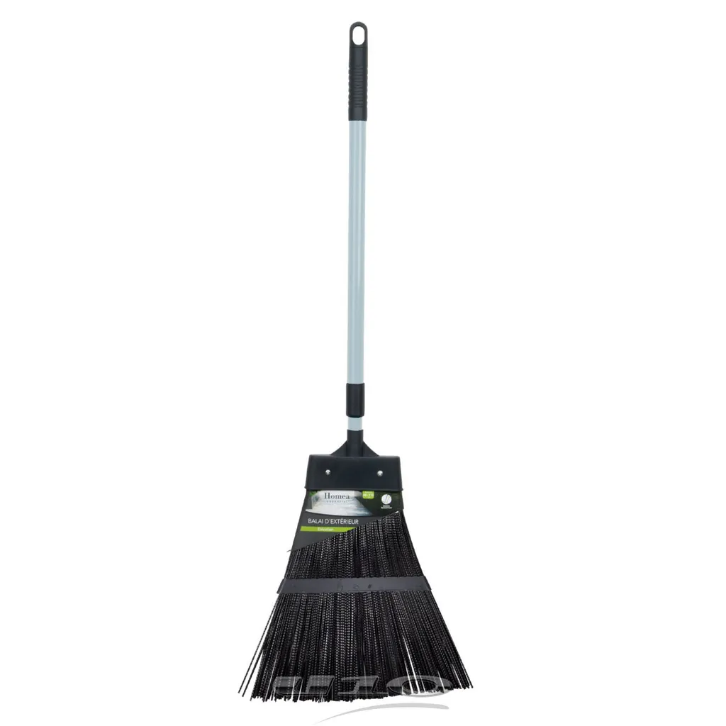 Balai d'extérieur réglable 60-110 cm avec manche télescopique robuste
