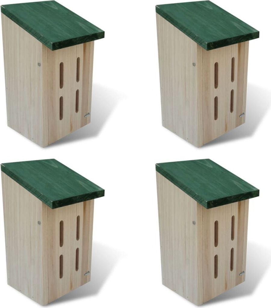 Schmetterlingshaus 14 x 15 x 22 cm 4er-Set