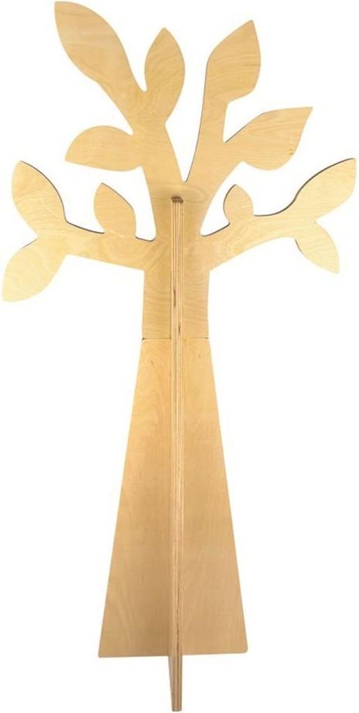 Egmont Toys Holz Garderobe Blatt - dekorative Kindergarderobe 100x47x25 cm