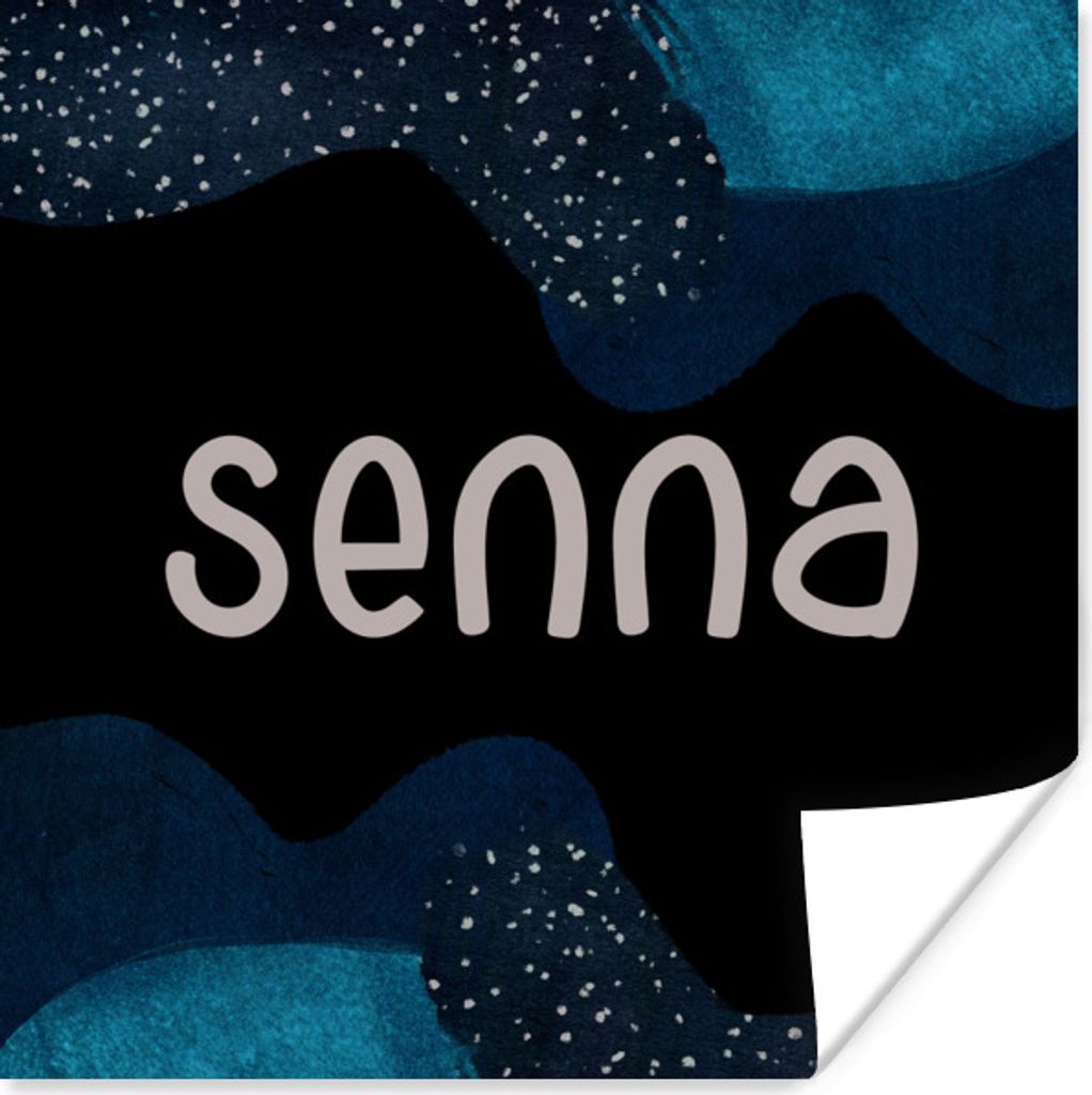 MuchoWow Poster Senna - Pastell - Mädchen 30x30 cm - Wandposter - Printing