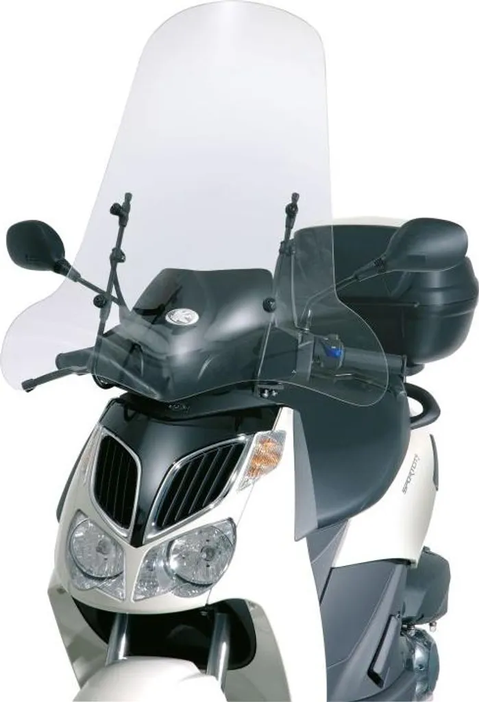 Écran de protection vent Kappa 74x67 cm pour scooter Honda et Yamaha