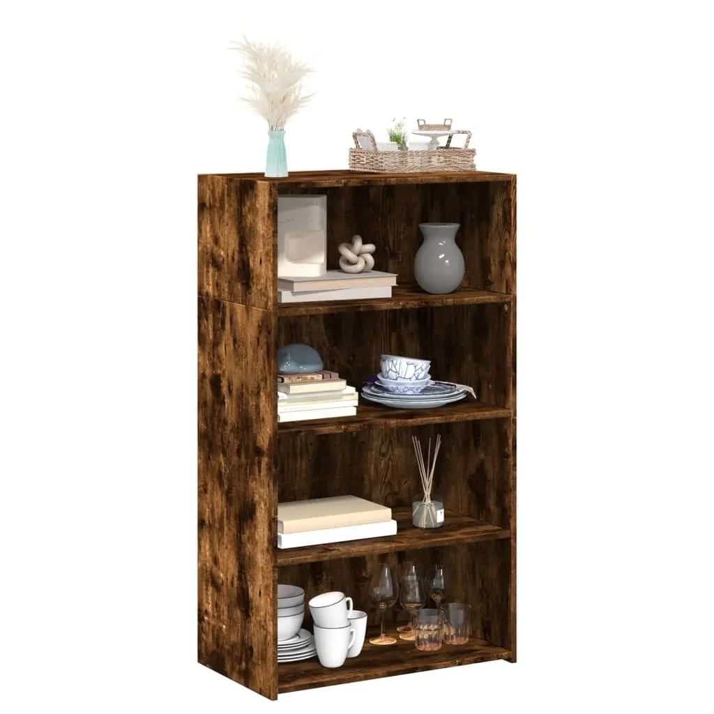 Mobile Credenza Alta Moderno Rovere Affumicato 70cm Maison Exclusive - 3