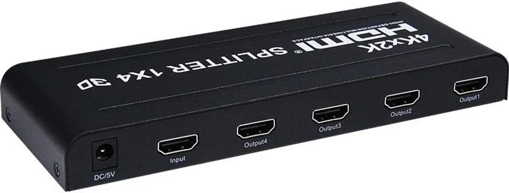 PremiumCord HDMI Splitter 1x4 Metallo - Ideale Gaming e Multi-TV