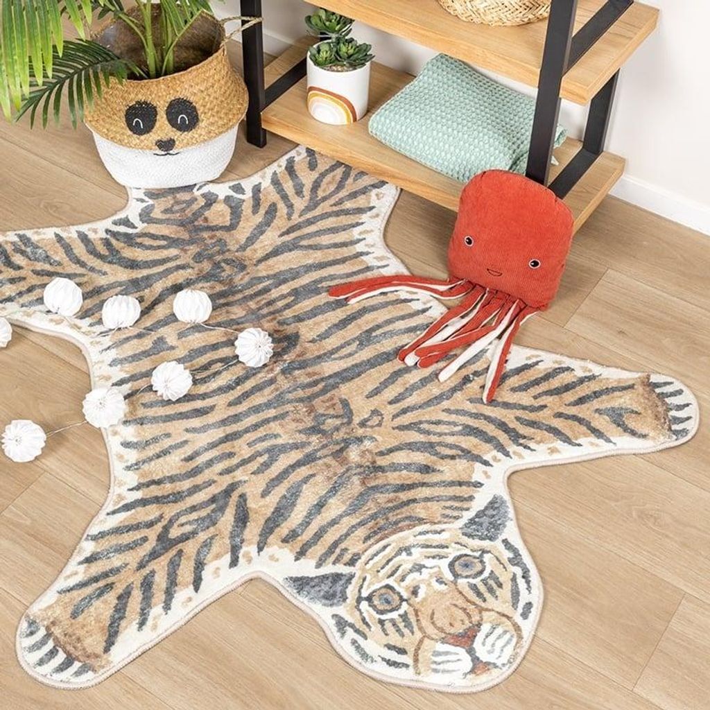 Volero - Dywan dziecięcy - Wild Tiger - 80x160 cm Zdjęcie produktu 