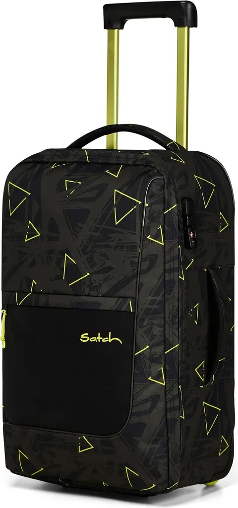 Trolley Satch Flow Geo Storm Vert Foncé - Bagage Cabine Ergonomique - 2
