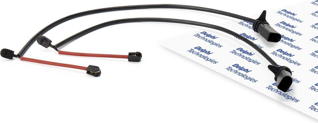 2x DELPHI LZ0394 Warnkontakt Bremsbelagverschleiß Vorne für AUDI A6 Avant (4A5, C8) Q7 (4MB) Q7 (4M) Q8 (4MN) A7 Sportback (4KA) A8 (4N2, 4N8)