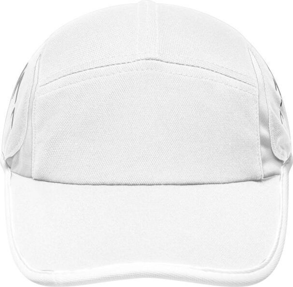 Running 4 Panel Cap Stirnanliegende 4 Panel Cap white/white, Gr. one size