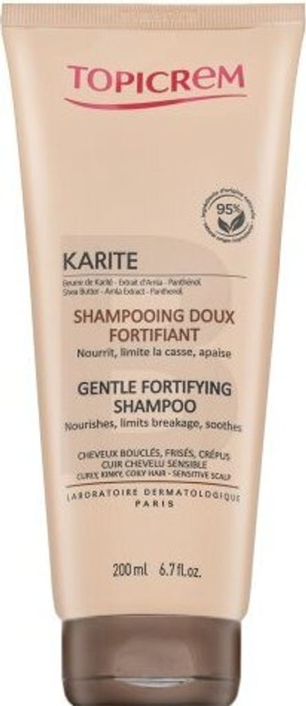 Topicrem Karité Sanftes Stärkendes Shampoo Stärkendes Produktbild 