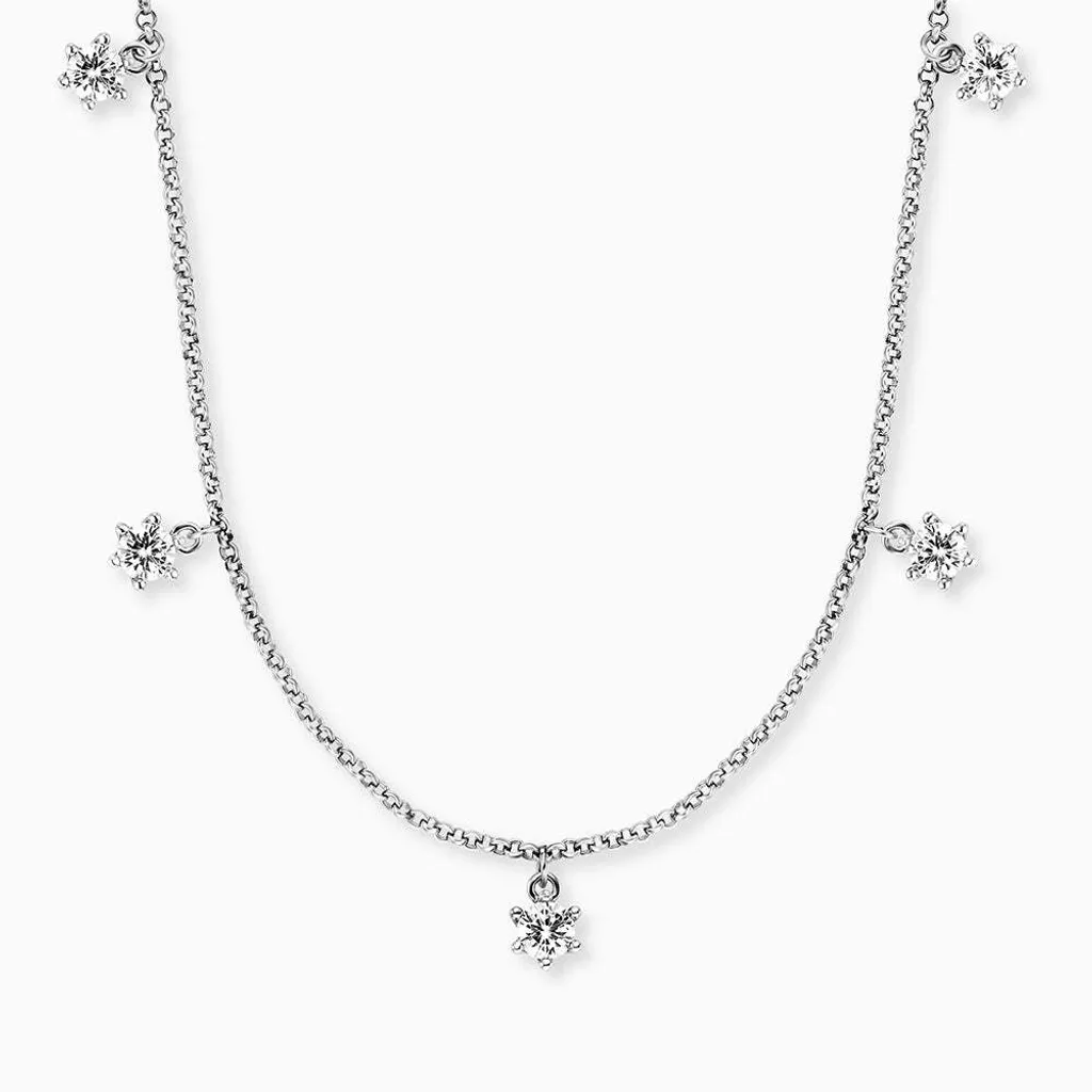 Collana Angel Caller Shiny ERN-SHINY-05-ZI | Chiama Angeli Argento Zirconi