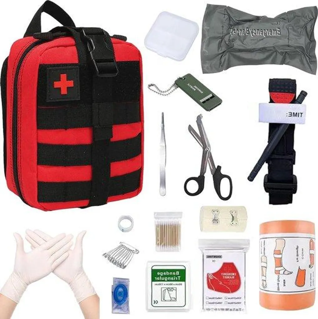 Trousse de premiers secours anti-hémorragie avec bandages tactiques 1kg